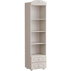 Стеллаж Олимп Каролина вудлайн кремовый/ПВХ сандал белый/осн. комбинированный Olimp