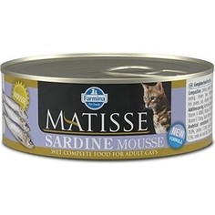 Консервы Farmina Matisse Sadine Mousse Adult Cat мусс с сардинами для кошек 85г