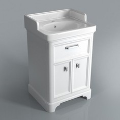 Тумба под раковину Kerama Marazzi Pompei 60 напольная, белая (PO.60.1\WHT)