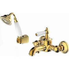 Смеситель для ванны Bravat Art короткий излив, бронза (F675109U-B1-RUS)