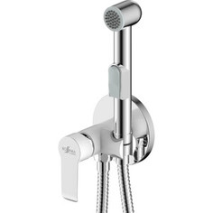 Смеситель для биде Rossinka с гигиеническим душем, встраиваемый, хром (W25-51)