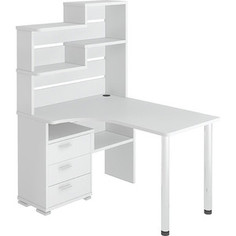 Стол компьютерный МЭРДЭС СР-132 БЕ-ЛЕВ белый Merdes