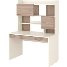 Стол компьютерный МЭРДЭС СП-83 БЕН белый/нельсон Merdes