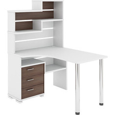 Стол компьютерный МЭРДЭС СР-132 БЕШ-ЛЕВ белый/шамони Merdes