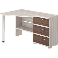 Стол компьютерный МЭРДЭС СР-322С КШ-ЛЕВ карамель/шамони Merdes