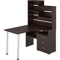 Стол компьютерный МЭРДЭС СР-132 В-ПРАВ венге Merdes