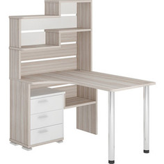 Стол компьютерный МЭРДЭС СР-132 КБЕ-ЛЕВ карамель/белый Merdes