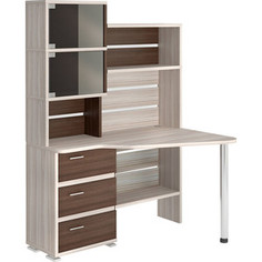 Стол компьютерный МЭРДЭС СР-322 КШ-ПРАВ карамель/шамони Merdes