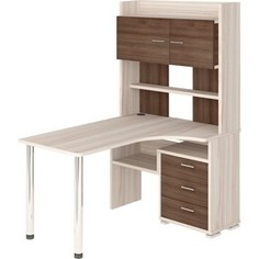 Стол компьютерный МЭРДЭС СР-133 КШ-ПРАВ карамель/шамони Merdes