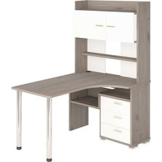 Стол компьютерный МЭРДЭС СР-133 НБЕ-ПРАВ нельсон/белый Merdes