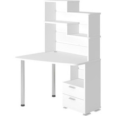 Стол компьютерный МЭРДЭС СК-24 БЕ-ЛЕВ белый Merdes