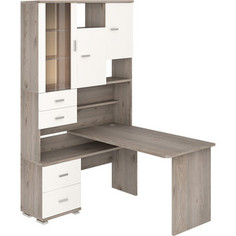 Стол компьютерный МЭРДЭС СР-620/140 НБЕН-ЛЕВ нельсон/белый/нельсон Merdes