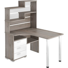 Стол компьютерный МЭРДЭС СР-132 НБЕ-ЛЕВ нельсон/белый Merdes