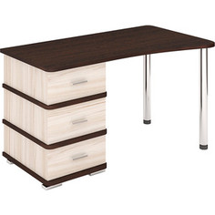 Стол компьютерный МЭРДЭС СД-35 КВВ ПРАВ карамель/венге/венге Merdes