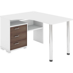 Стол компьютерный МЭРДЭС СР-132С БЕШ-ЛЕВ белый/шамони Merdes