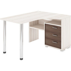 Стол компьютерный МЭРДЭС СР-132С КШ-ПРАВ карамель/шамони Merdes