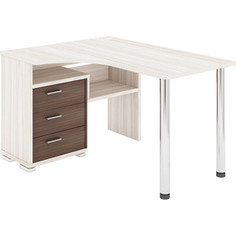 Стол компьютерный МЭРДЭС СР-132С КШ-ЛЕВ карамель/шамони Merdes