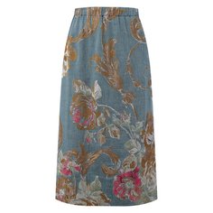 Юбка из смеси хлопка и льна Dries Van Noten