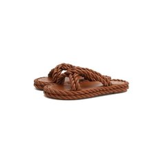 Кожаные шлепанцы Valentino Garavani The Rope Valentino