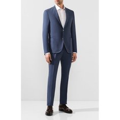 Костюм из смеси льна и шелка Corneliani
