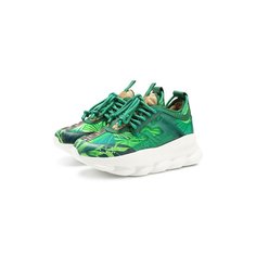 Текстильные кроссовки Chain Reaction Versace