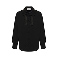 Хлопковая рубашка Sacai