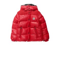 Стеганый пуховик с капюшоном Moncler Enfant