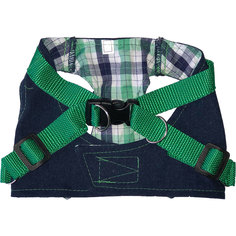 Шлейка для собак ДОГ МАСТЕР Джинсовая M 26 см