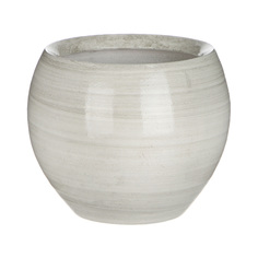 Кашпо Ter steege Cresta кремовое 22х20 см