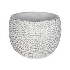 Кашпо Ter steege Mick белое 21х16 см