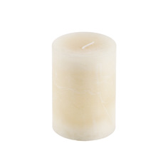 Свеча ароматическая ваниль Sunford 6.8х9.5см кремовая