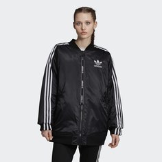 Утепленная куртка-бомбер adidas Originals