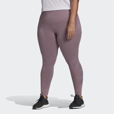 Леггинсы Stacked Logo (Plus Size) adidas Performance