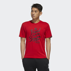 Футболка Slogan adidas Performance