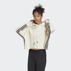 Укороченная худи Must Haves adidas Athletics