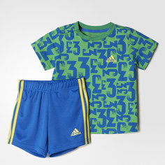 Комплект: футболка и шорты Country Summer adidas Performance