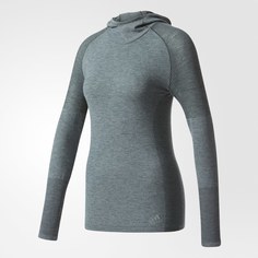 Лонгслив для бега Primeknit Wool Hooded adidas Performance