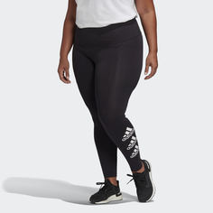 Леггинсы Stacked Logo (Plus Size) adidas Performance