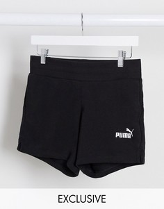 Черные трикотажные шорты Puma Essentials-Черный