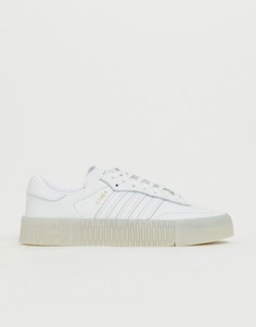 Белые кроссовки Adidas Originals Samba Rose-Белый