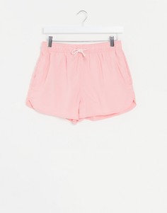 Розовые шорты для плавания Bershka-Розовый