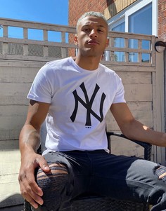 Белая футболка с логотипом команды "New York Yankees" New Era MLB-Белый