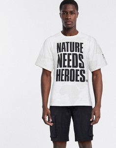 Oversized-футболка Timberland-Белый