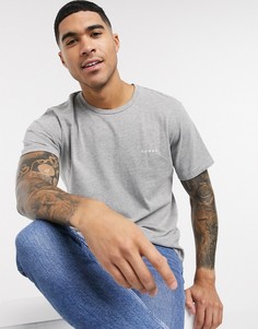 Футболка с круглым вырезом Selected Homme-Серый