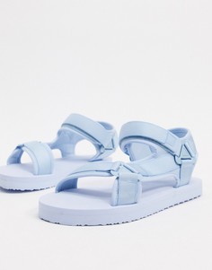 Голубые сандалии ASOS DESIGN-Синий