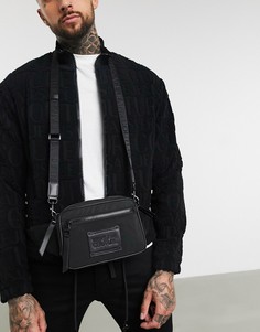 Черная сумка с логотипом Versace Jeans Couture-Черный