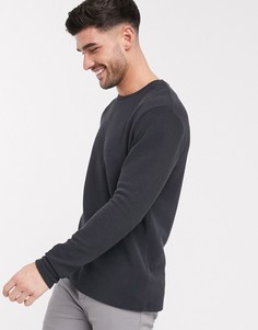 Темно-синий свитшот в рубчик Jack & Jones Premium