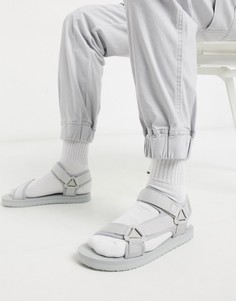 Серые сандалии ASOS DESIGN-Серый
