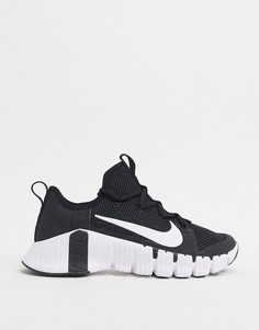 Черные кроссовки Nike Training Free Metcon 3-Черный