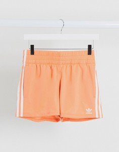 Розовые шорты с тремя полосками adidas Originals adicolor-Оранжевый